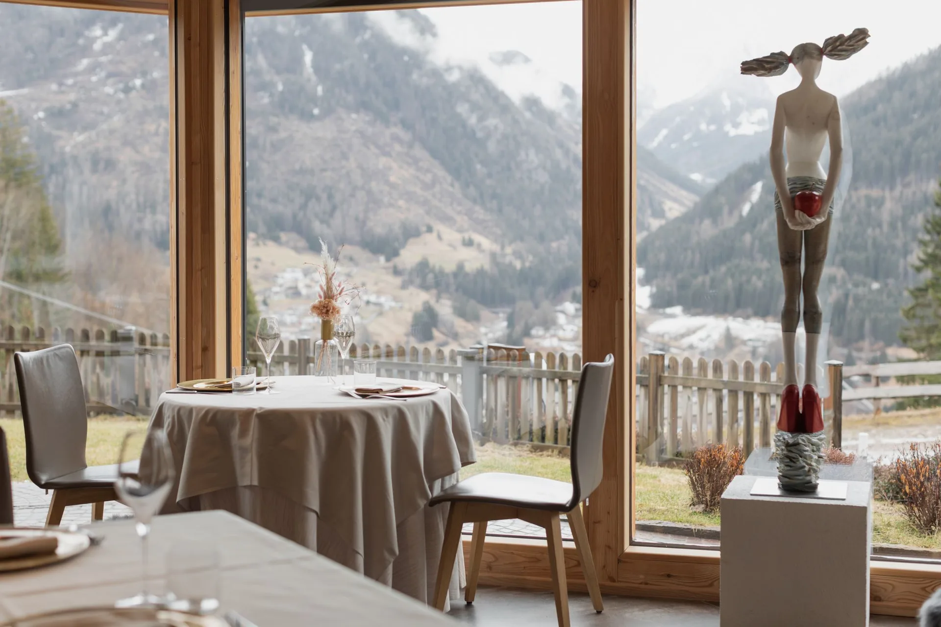 La veranda panoramica di Malga Panna